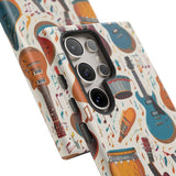 Musical Instruments Design 03 on Samsung Galaxy Phone Case - Beautiful Design for Music Lovers