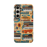 Musical Instruments Design 02 on Samsung Galaxy Phone Case - Beautiful Design for Music Lovers