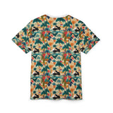 Tropical Piano Graphic Unisex Tee for Music Lovers
