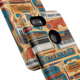 Musical Instruments Design 02 on Google Pixel Phone Case - Beautiful Design For Music Lovers