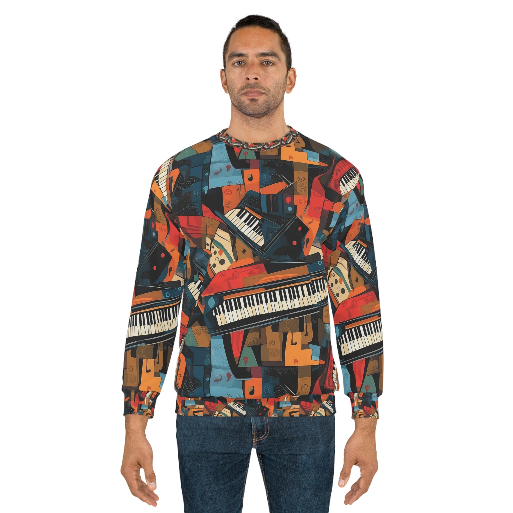 Piano Keys Unisex Sweatshirt (AOP) (7) – Musiczizi.com