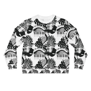 Piano Keys Design 02 on Lightweight Sweatshirt | Music Lover's Gift