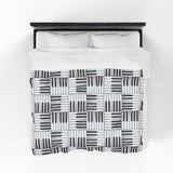 Piano Keys Design 01 on Velveteen Plush Blanket for Music Lovers