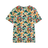 Tropical Piano Print Men's Sports Jersey - Beach Vibes Apparel