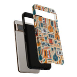 Musical Instruments Design 01 on Google Pixel Phone Case - Floral Design for Music Lovers