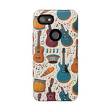 Musical Instruments Design 03 on Google Pixel Phone Case - Beautiful Design for Music Lovers