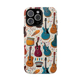 Musical Instruments Design 03 on iPhone Case - Beautiful Design for Music Lovers