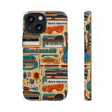 Musical Instruments Design 02 on iPhone Case - Lovely Design for Music Lovers