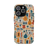 Musical Instruments Design 01 on iPhone Case - Floral Design for Music Lovers