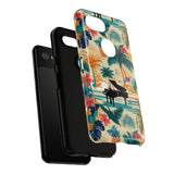Tropical Piano Google Pixel Phone Case - Floral Design for Music Lovers