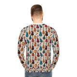 Musical Instruments Design 03 on Lightweight Sweatshirt | Music Lover's Gift