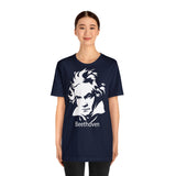 Beethoven Image on Unisex Jersey Short Sleeve Tee