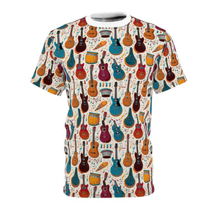 Musical Instruments Design 03 on Unisex Tee for Music Lovers
