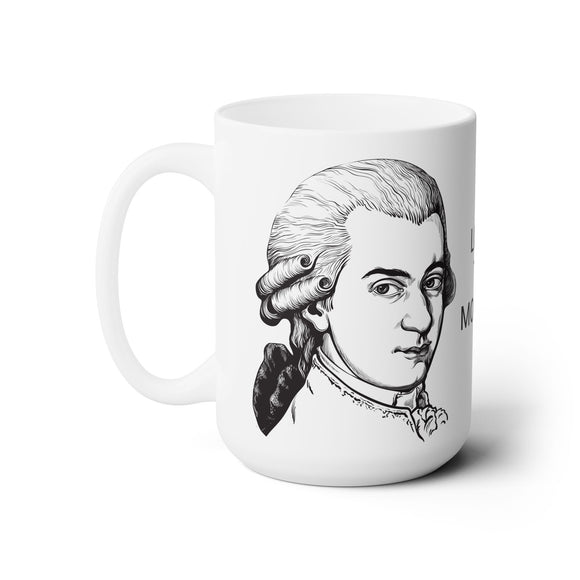 Love To Mozart Design C on Ceramic Mug 15oz