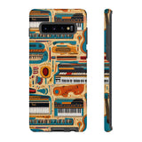 Musical Instruments Design 02 on Samsung Galaxy Phone Case - Beautiful Design for Music Lovers