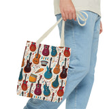 Musical Instrument Design 03 on Piano Tote Bag - Stylish Summer Accessory for Music Lovers