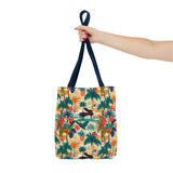 Tropical Piano Tote Bag - Stylish Summer Accessory for Music Lovers