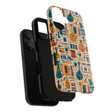 Musical Instruments Design 01 on iPhone Case - Floral Design for Music Lovers