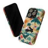 Tropical Piano iPhone Case - Floral Design for Music Lovers