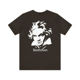 Beethoven Image on Unisex Jersey Short Sleeve Tee