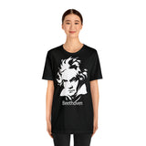 Beethoven Image on Unisex Jersey Short Sleeve Tee