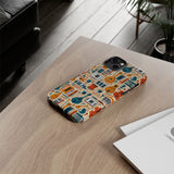 Musical Instruments Design 01 on iPhone Case - Floral Design for Music Lovers