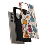 Musical Instruments Design 03 on Samsung Galaxy Phone Case - Beautiful Design for Music Lovers