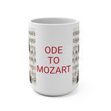 Ode To Mozart - Design B on Mug 15oz