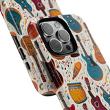 Musical Instruments Design 03 on iPhone Case - Beautiful Design for Music Lovers