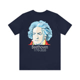 Beethoven Image on Unisex Jersey Short Sleeve Tee