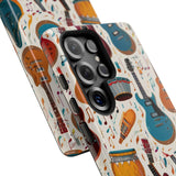 Musical Instruments Design 03 on Samsung Galaxy Phone Case - Beautiful Design for Music Lovers