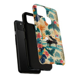 Tropical Piano Google Pixel Phone Case - Floral Design for Music Lovers
