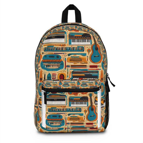 Musical Instruments Design 02 on Backpack - Beautiful Musical Design for Music Lovers