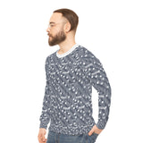 Music Notes Design 03 on Lightweight Sweatshirt | Music Lover's Gift