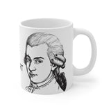 Ode To Mozart Design C on Ceramic Mug 11oz