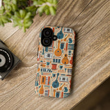 Musical Instruments Design 01 on iPhone Case - Floral Design for Music Lovers