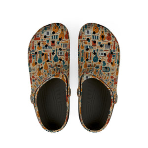 Musical Instruments Design 01 on Clogs for Summer Adventures