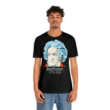 Beethoven Image on Unisex Jersey Short Sleeve Tee
