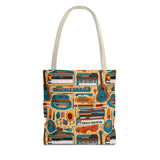 Musical Instrument Design 02 on Piano Tote Bag - Stylish Summer Accessory for Music Lovers