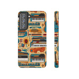 Musical Instruments Design 02 on Samsung Galaxy Phone Case - Beautiful Design for Music Lovers