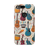 Musical Instruments Design 03 on Google Pixel Phone Case - Beautiful Design for Music Lovers