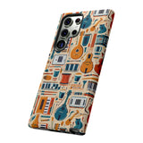 Musical Instruments Design 01 on Samsung Galaxy Phone Case - Floral Design for Music Lovers
