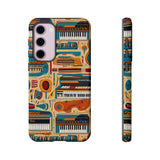 Musical Instruments Design 02 on Samsung Galaxy Phone Case - Beautiful Design for Music Lovers