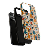 Musical Instruments Design 01 on iPhone Case - Floral Design for Music Lovers