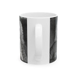 GF Handel Portrait on Ceramic Mug 11oz - Musician Gift, Coffee Cup for Music Lovers