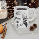 Ode To Mozart Design C on Ceramic Mug 11oz