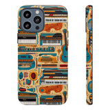 Musical Instruments Design 02 on iPhone Case - Lovely Design for Music Lovers