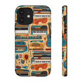 Musical Instruments Design 02 on iPhone Case - Lovely Design for Music Lovers