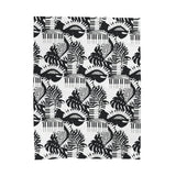 Piano Keys Design 02 on Velveteen Plush Blanket for Music Lovers