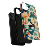 Tropical Piano iPhone Case - Floral Design for Music Lovers